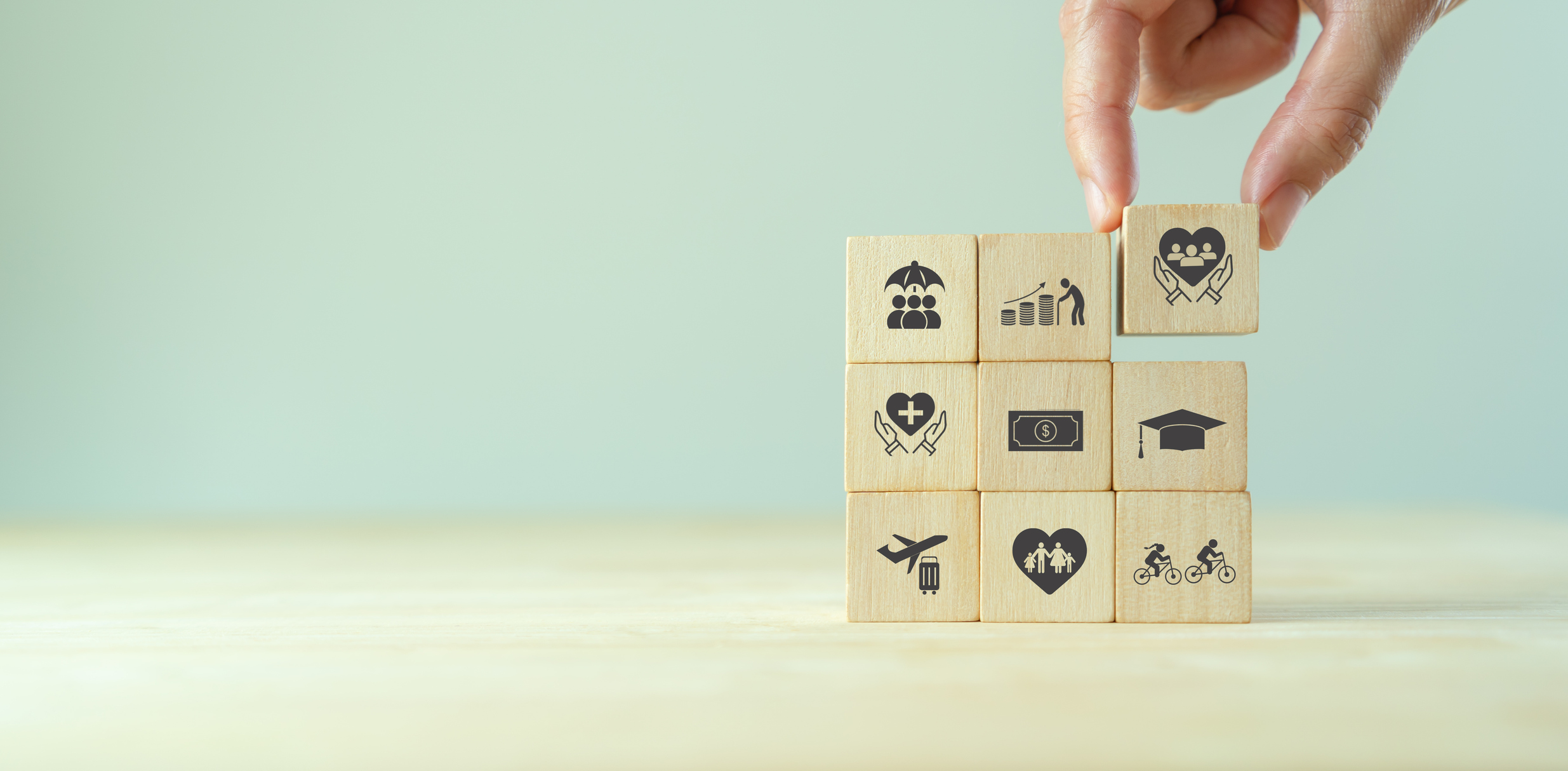 School of fish swimming together in the ocean